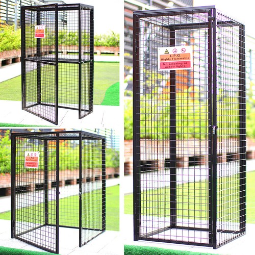 Locker security steel cage - cage, gas